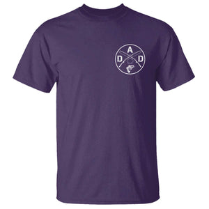 Fishing Dad T Shirt Fisherman Fish Lover Father's Day Gift TS11 Purple Print Your Wear