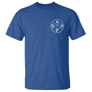 Fishing Dad T Shirt Fisherman Fish Lover Father's Day Gift TS11 Royal Blue Print Your Wear
