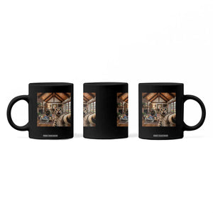 Cat Selfie with Man Funny Cat Dad Coffee Mug TS11 Print Your Wear