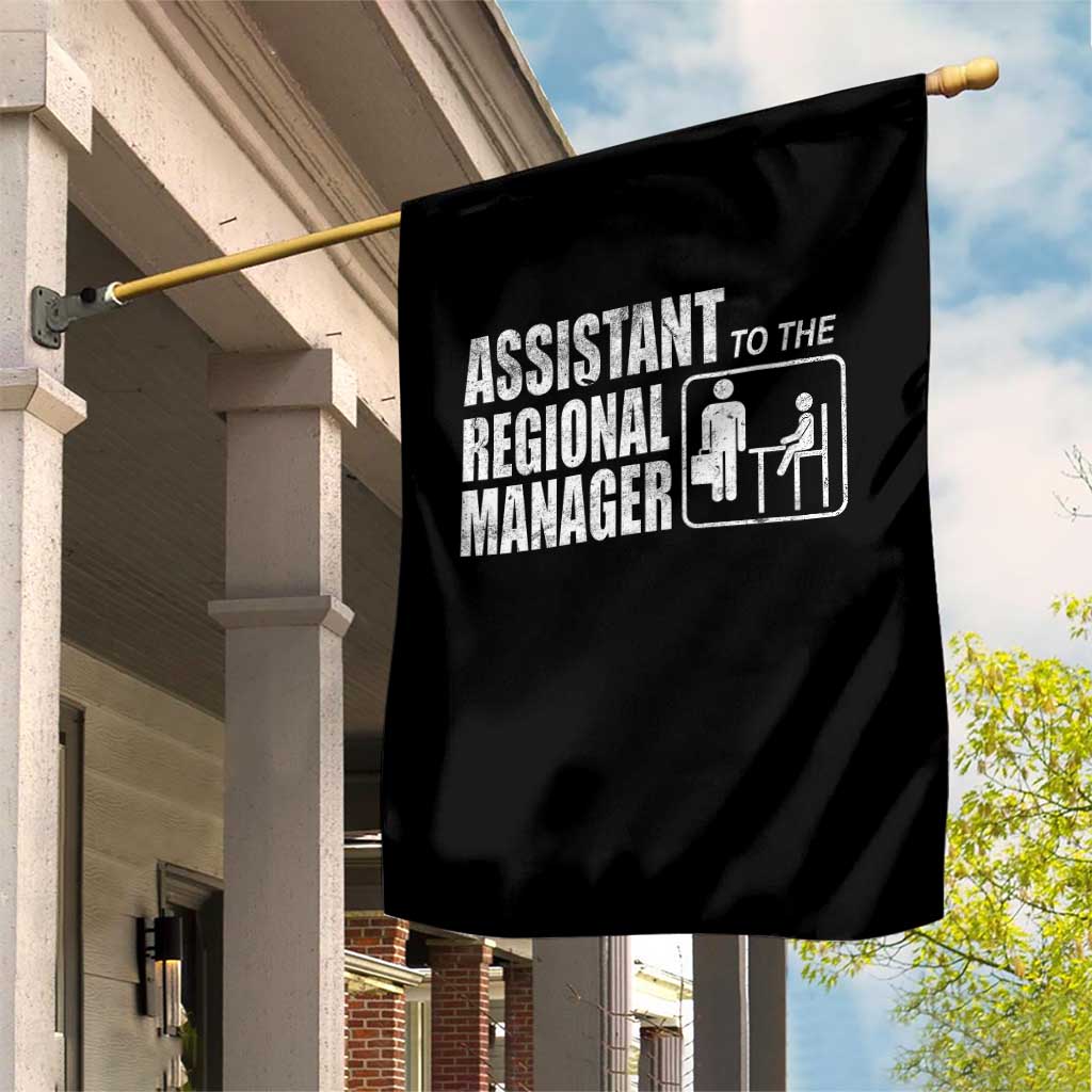Assistant To The Regional Manager Garden Flag Funny Dad Baby Matching TS11 Print Your Wear