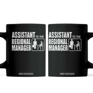 Assistant To The Regional Manager Coffee Mug Funny Dad Baby Matching TS11 Black Print Your Wear