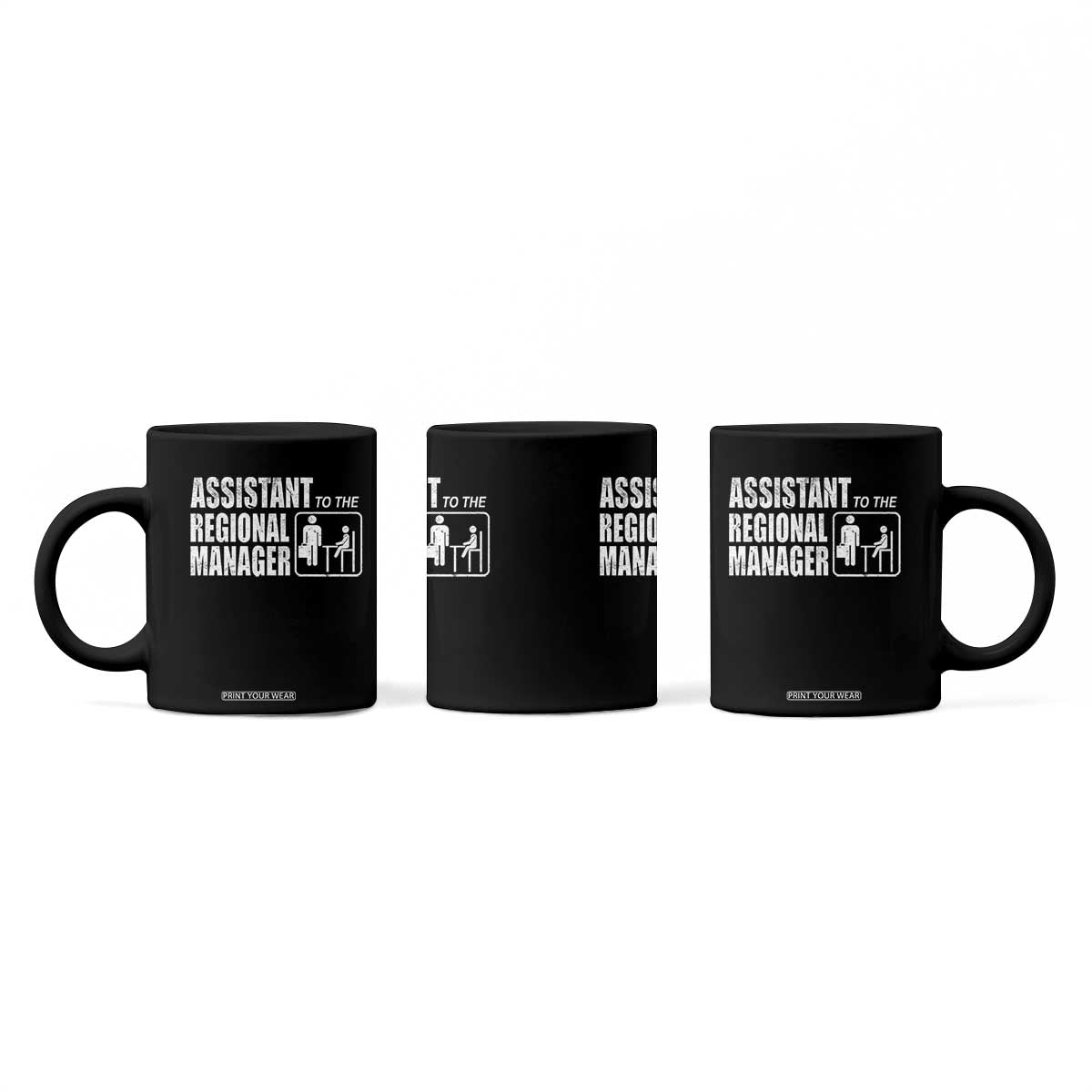 Assistant To The Regional Manager Coffee Mug Funny Dad Baby Matching TS11 Print Your Wear