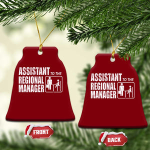 Assistant To The Regional Manager Ceramic Ornament Funny Dad Baby Matching TS11 Print Your Wear