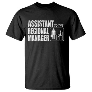 Assistant To The Regional Manager T Shirt Funny Dad Baby Matching TS11 Black Print Your Wear