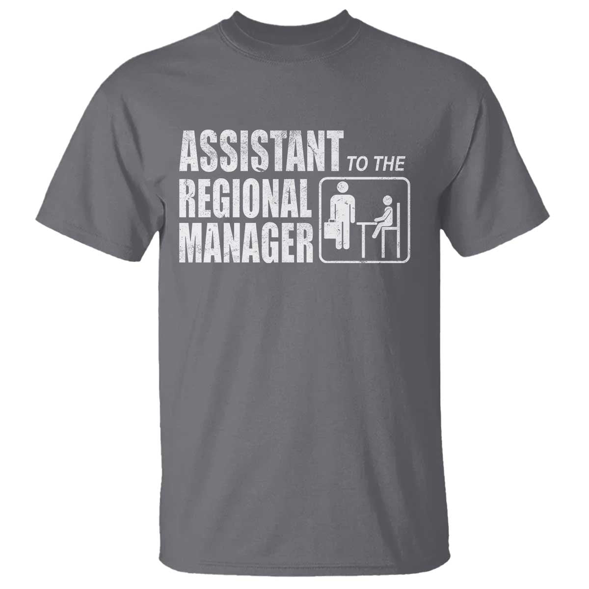 Assistant To The Regional Manager T Shirt Funny Dad Baby Matching TS11 Charcoal Print Your Wear