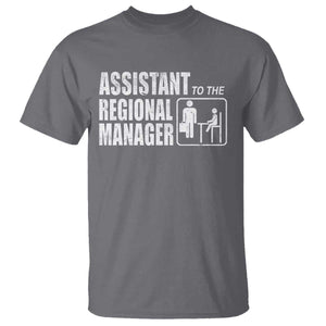 Assistant To The Regional Manager T Shirt Funny Dad Baby Matching TS11 Charcoal Print Your Wear