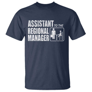 Assistant To The Regional Manager T Shirt Funny Dad Baby Matching TS11 Navy Print Your Wear