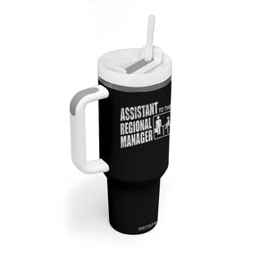 Assistant To The Regional Manager Tumbler With Handle Funny Dad Baby Matching TS11 Print Your Wear