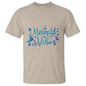 Mermaid Vibes T Shirt Cute Mermaid Tail Beach TS11 Sand Print Your Wear