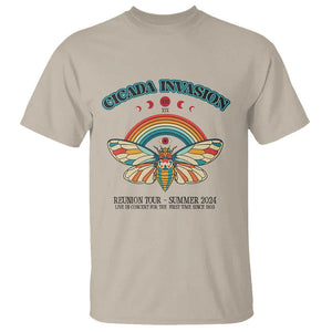 Cicada Invasion Reunion Tour Summer 2024 T Shirt Vintage Broods XIX & XIII Boho Style TS11 Sand Print Your Wear