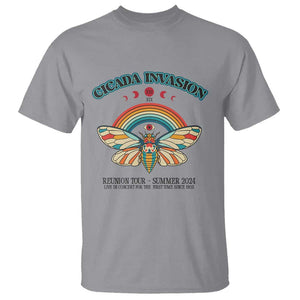 Cicada Invasion Reunion Tour Summer 2024 T Shirt Vintage Broods XIX & XIII Boho Style TS11 Sport Gray Print Your Wear