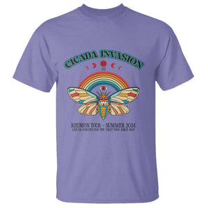 Cicada Invasion Reunion Tour Summer 2024 T Shirt Vintage Broods XIX & XIII Boho Style TS11 Violet Print Your Wear