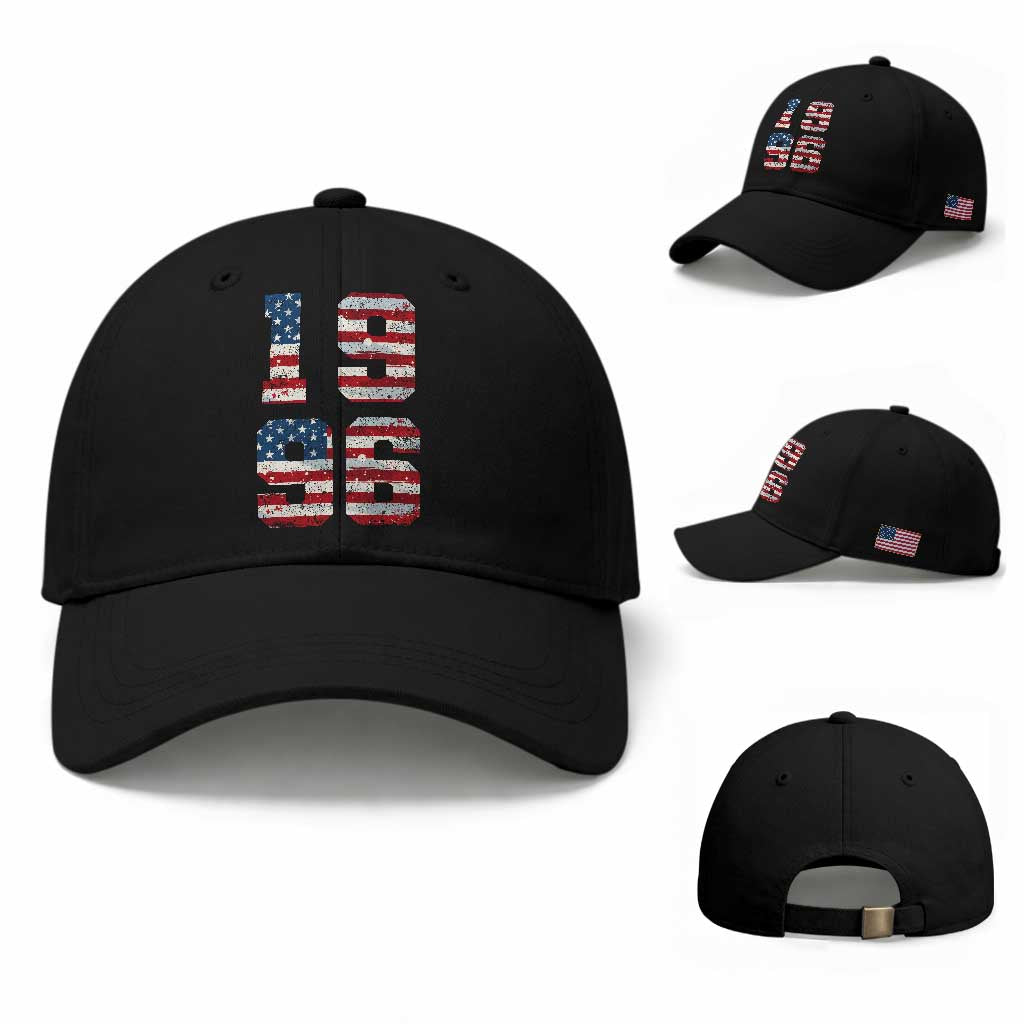 30th Birthday Vintage 1996 American Flag Baseball Cap Gifts For Turning 30