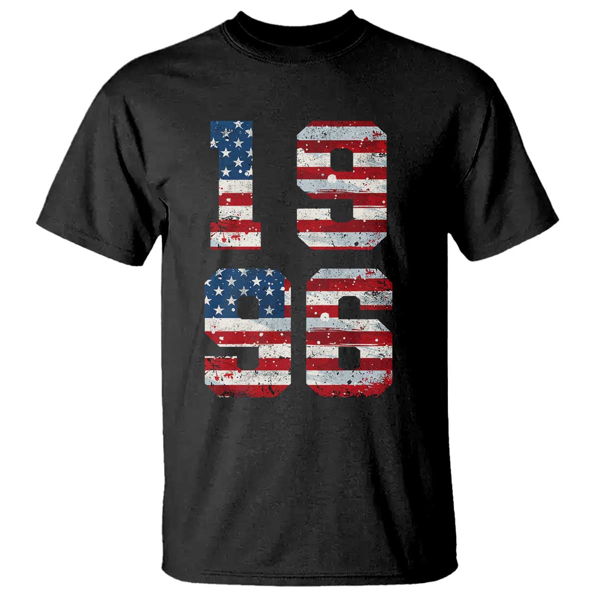30th Birthday Vintage 1996 American Flag T Shirt Gifts For Turning 30