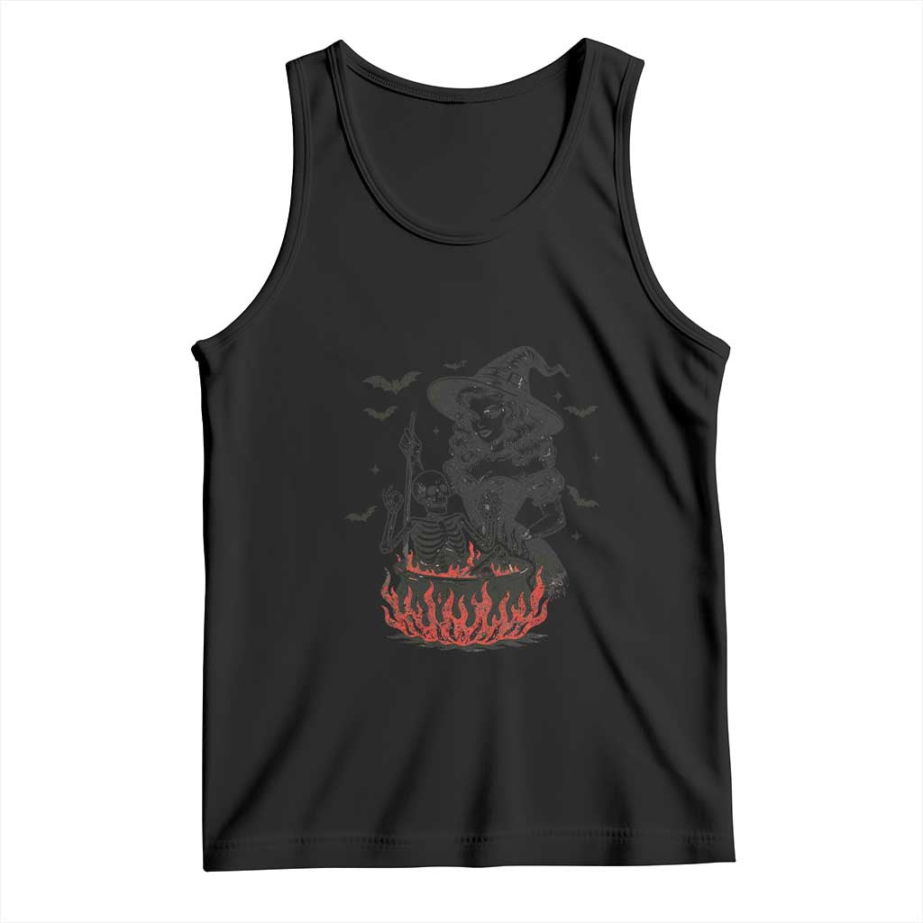 Witch All Men Are Cremated Equal Tank Top Feminist Halloween TS11 Black Print Your Wear