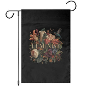 Pro Feminist Women's Rights Vintage Retro Flower Garden Flag TS11 Black Print Your Wear