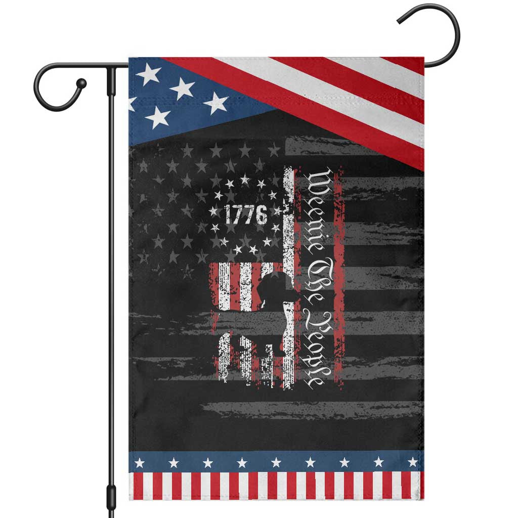 Funny 4th Of July Dachshund Lover Garden Flag Weenie The People American Flag TS11 Distressed Black Blue Print Your Wear