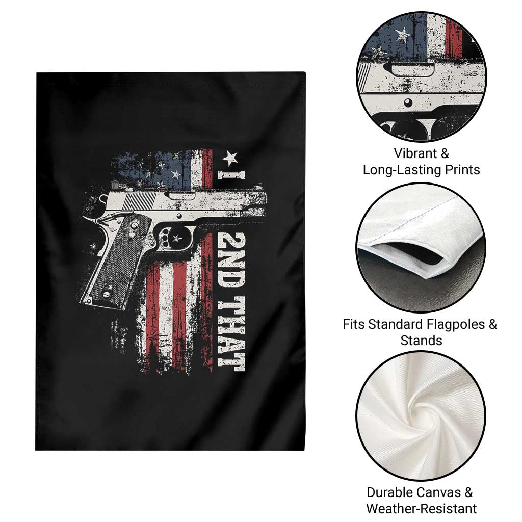 I 2nd That Second Amendment Garden Flag Pro Gun American Flag Patriotic TS11 Print Your Wear