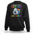 Ready To Kick Off 3rd Grade Sweatshirt Back To School Soccer Backpacks Ruller Pencil TS11 Black Print Your Wear