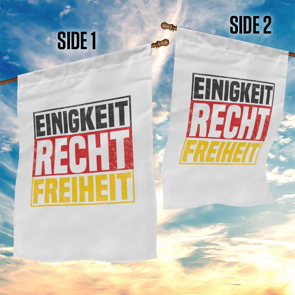 Proud Germany Garden Flag Einigkeit Recht Freiheit German Flag TS11 Print Your Wear
