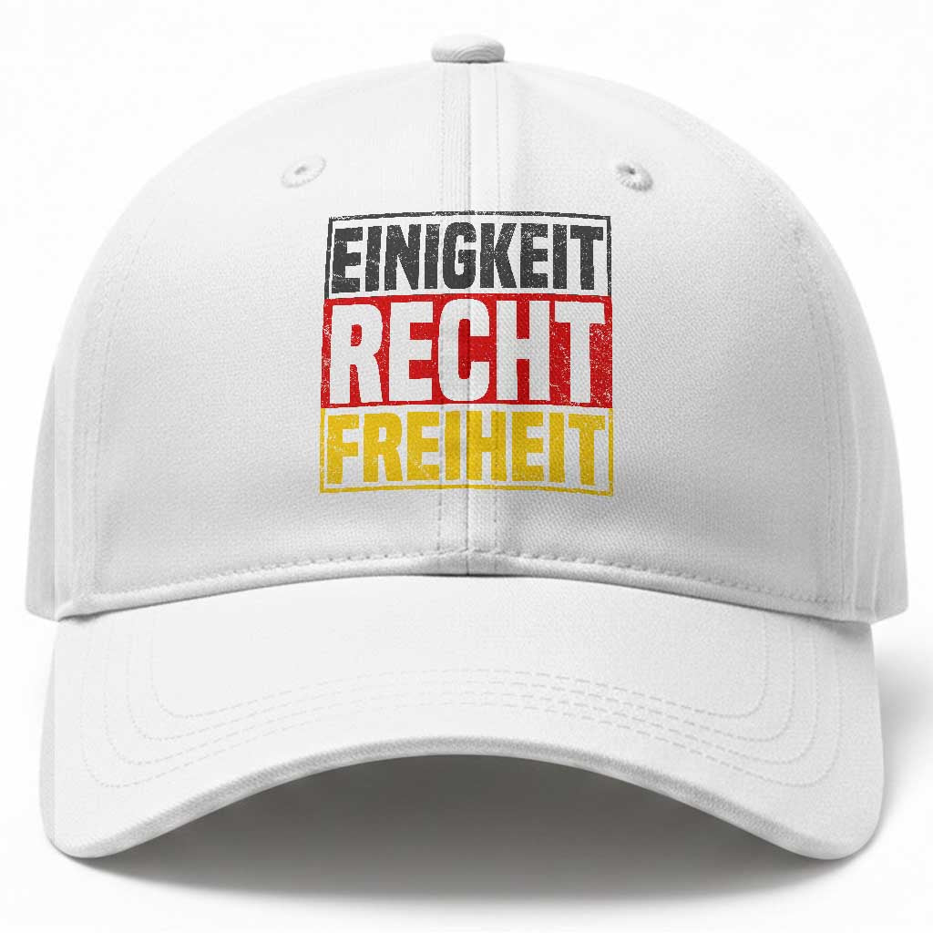 Proud Germany Baseball Cap Einigkeit Recht Freiheit German Flag TS11 Print Your Wear
