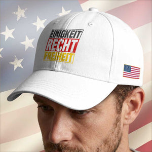 Proud Germany Baseball Cap Einigkeit Recht Freiheit German Flag TS11 Print Your Wear