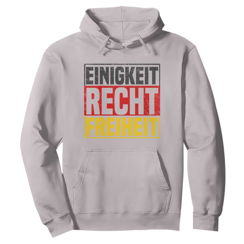 Proud Germany Hoodie Einigkeit Recht Freiheit German Flag TS11 Ice Gray Print Your Wear