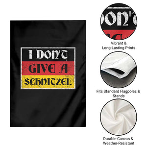 German Beer Drinking Garden Flag I Don't Give A Schnitzel Oktoberfest TS11 Print Your Wear