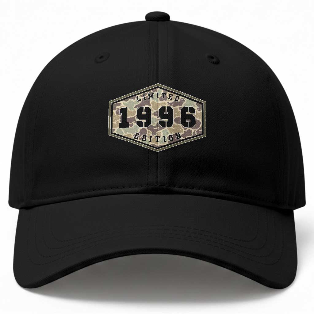 30th Birthday Hunting Baseball Cap 1996 Limited Edition Vintage Camouflage Gifts For Turning 30 TS11 Print Your Wear