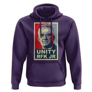 Robert Kennedy Hoodie Unity RFK JR 2024 For Trump Portrait TS11 Purple Print Your Wear