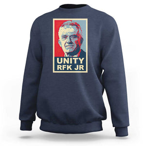 Robert Kennedy Sweatshirt Unity RFK JR 2024 For Trump Portrait TS11 Navy Print Your Wear