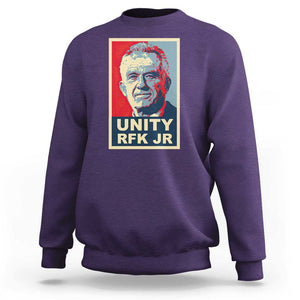 Robert Kennedy Sweatshirt Unity RFK JR 2024 For Trump Portrait TS11 Purple Print Your Wear