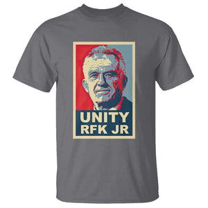 Robert Kennedy T Shirt Unity RFK JR 2024 For Trump Portrait TS11 Charcoal Print Your Wear