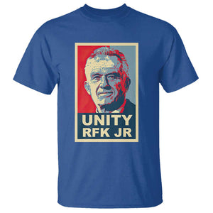 Robert Kennedy T Shirt Unity RFK JR 2024 For Trump Portrait TS11 Royal Blue Print Your Wear