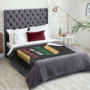 Italia Penne For Your Thoughts Throw Blanket Funny Italian Food
