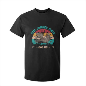 Leif Landed First T Shirt For Kid 1000 AD Medieval Norse History Viking Longship