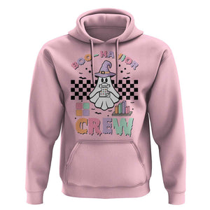 Funny Halloween Behavior Analyst Hoodie Boo-Havior Retro Ghost Witch ABA RBT TS11 Light Pink Print Your Wear