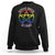 Halloween LGBT Sweatshirt Gayest Witch In Town Rainbow Pentagram Star TS11 Black Print Your Wear