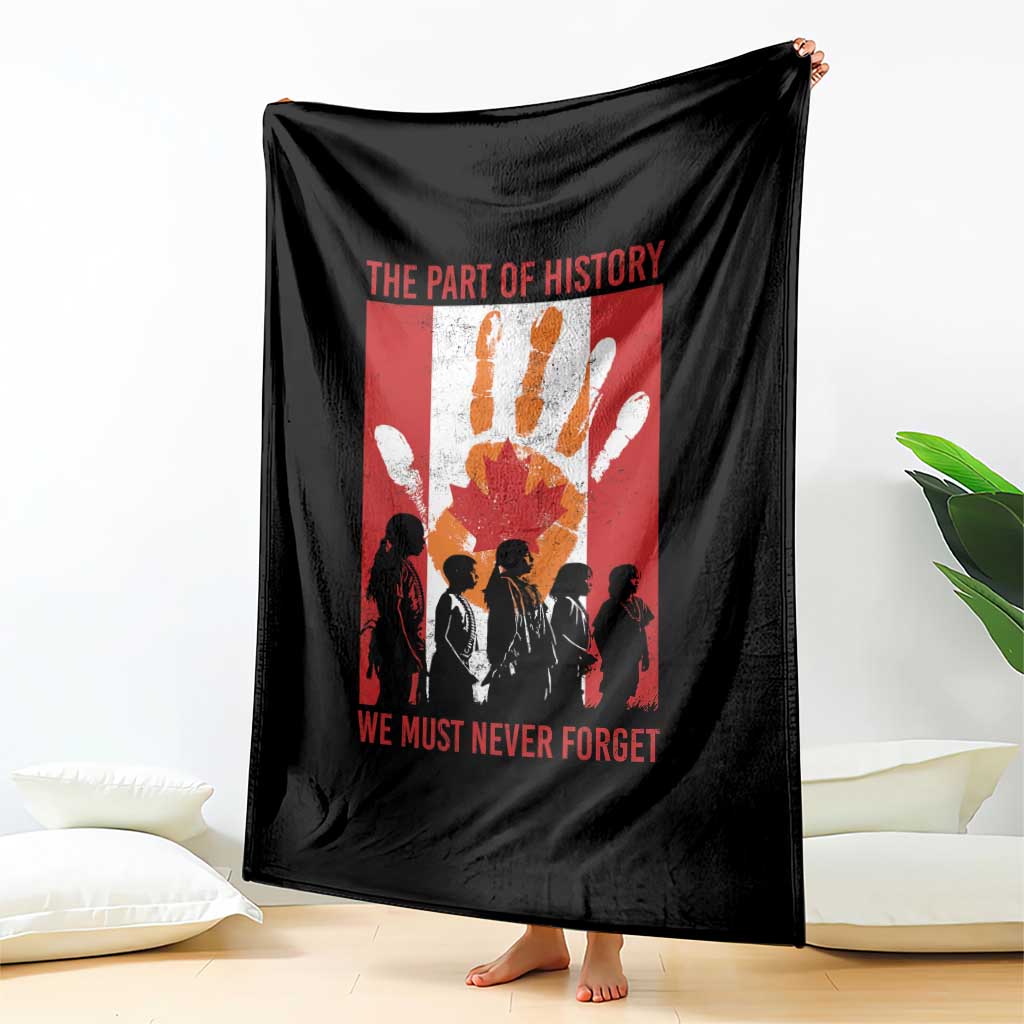 Indigenous Children Throw Blanket The Part Of History We Must Never Forget Canada TS11 Print Your Wear