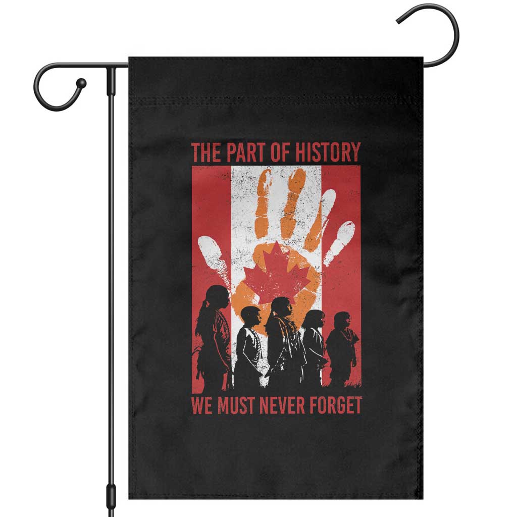 Indigenous Children Garden Flag The Part Of History We Must Never Forget Canada TS11 Black Print Your Wear