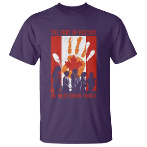 Indigenous Children T Shirt The Part Of History We Must Never Forget Canada TS11 Purple Print Your Wear