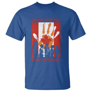 Indigenous Children T Shirt The Part Of History We Must Never Forget Canada TS11 Royal Blue Print Your Wear