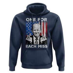 Funny Trump Supporter 2024 Hoodie One For Each Miss Vintage American Flag TS11 Navy Print Your Wear