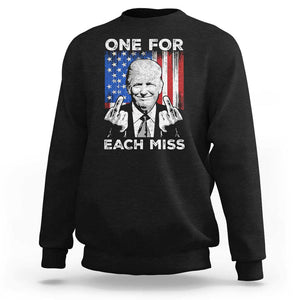 Funny Trump Supporter 2024 Sweatshirt One For Each Miss Vintage American Flag TS11 Black Print Your Wear