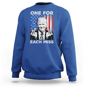 Funny Trump Supporter 2024 Sweatshirt One For Each Miss Vintage American Flag TS11 Royal Blue Print Your Wear