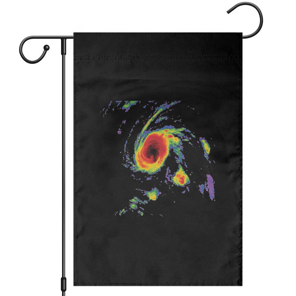 Hurricane Gabrielle 2025 Garden Flag Meteorologist Weather Radar Storm Chasing TS11 Black Print Your Wear