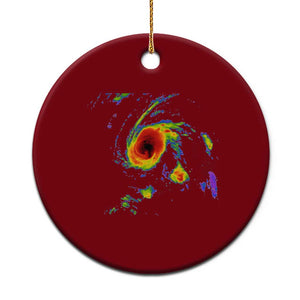 Hurricane Gabrielle 2025 Ceramic Ornament Meteorologist Weather Radar Storm Chasing TS11 1pc Red Print Your Wear