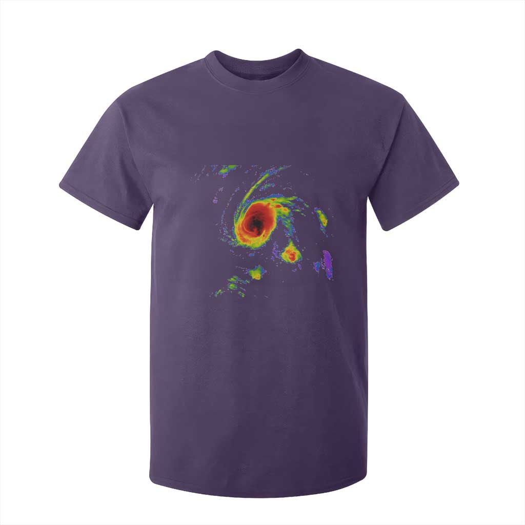 Hurricane Gabrielle 2025 T Shirt For Kid Meteorologist Weather Radar Storm Chasing TS11 Purple Print Your Wear