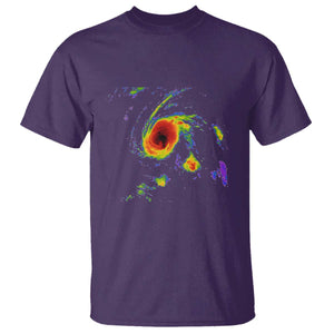 Hurricane Gabrielle 2025 T Shirt Meteorologist Weather Radar Storm Chasing TS11 Purple Print Your Wear