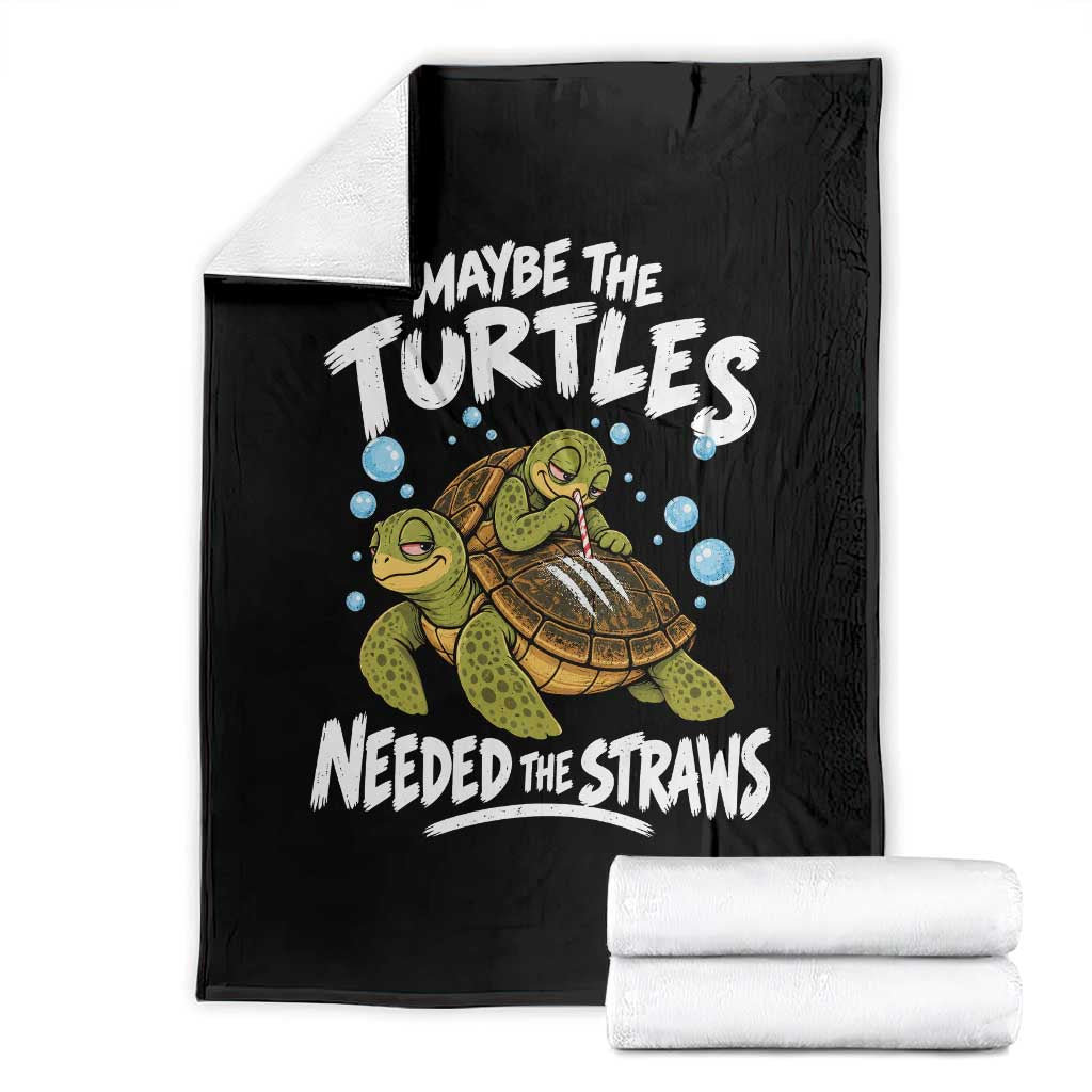Maybe The Turtles Needed The Straws Throw Blanket Sea Turtle Ocean Life Dark Humor